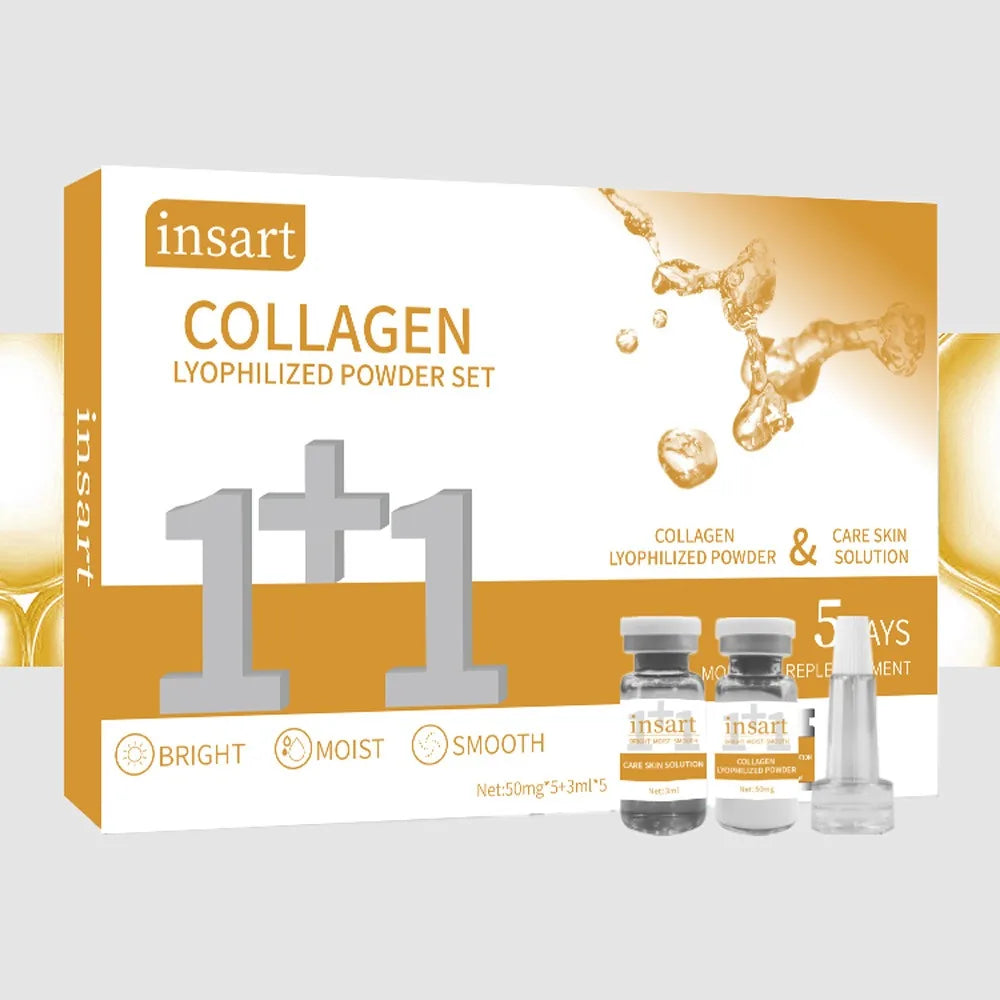 Collagen Niacinamide VC Lyophilized Powder Face Serum Anti Aging Brightening Moisturizing Essence for All Skin  Skincare