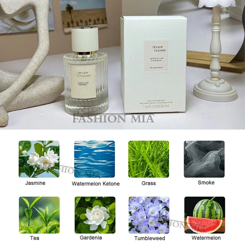 50ml Brand  Eau de Parfum Spray Perume For Women Men's Long Lasting Atomizer Sexy Lady Woody Flower Fragrance Musk Perfume