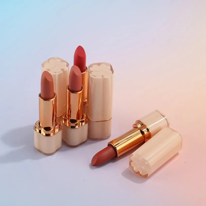 Private Label 14colors Matte Lipstick Non Stick Cup Long Lasting Waterproof Easy To Apply Sexy Lips Beauty Makeup Bulk Custom