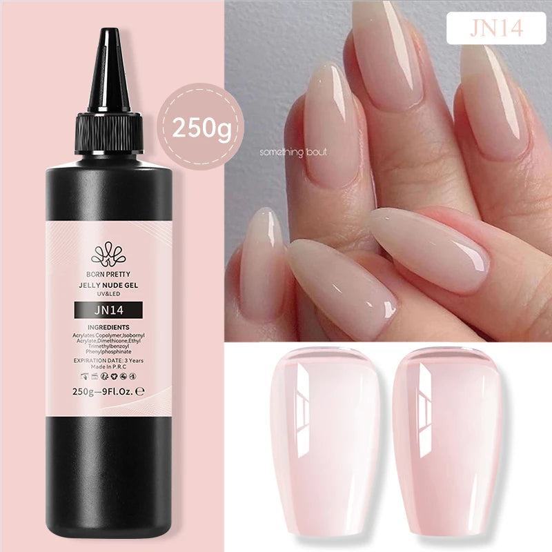 BORN PRETT 250g Nail Prep Dehydrator Quick Air Drying Nail-Primers Gel Nail Polish Base Top Gel Nail Art Vanish Reinforcement Ge