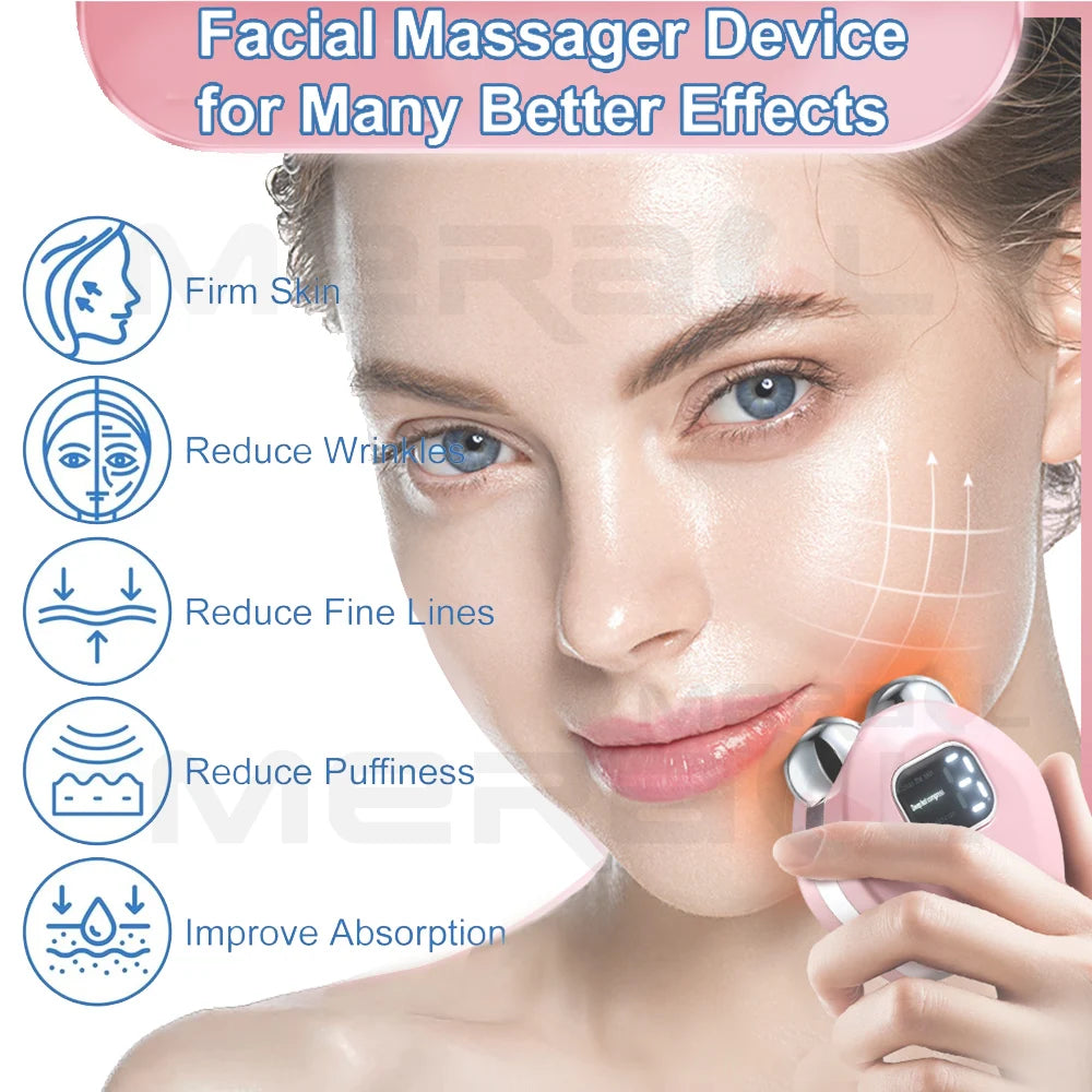 Face Lifting Device EMS Face Massager Skin Tightening
