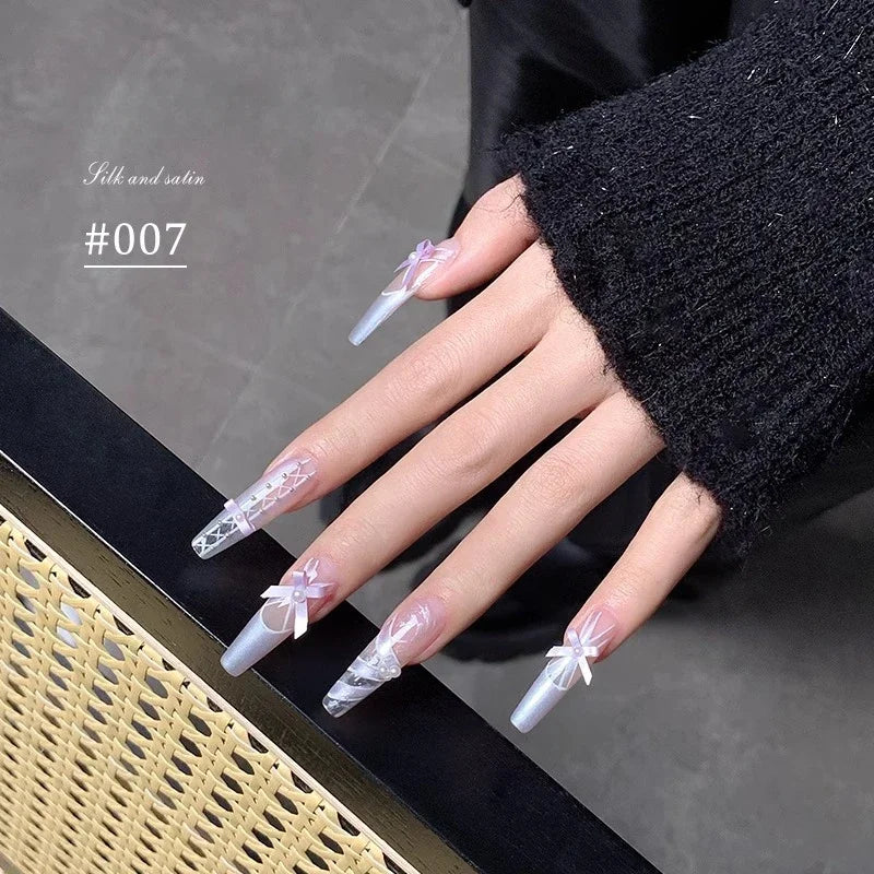 Solid-State Pearlescent Pat Paint Gel Nail Polish Gradient Paintting Glue Semi-permanent Varnish Painting UV Gel Nail Polish