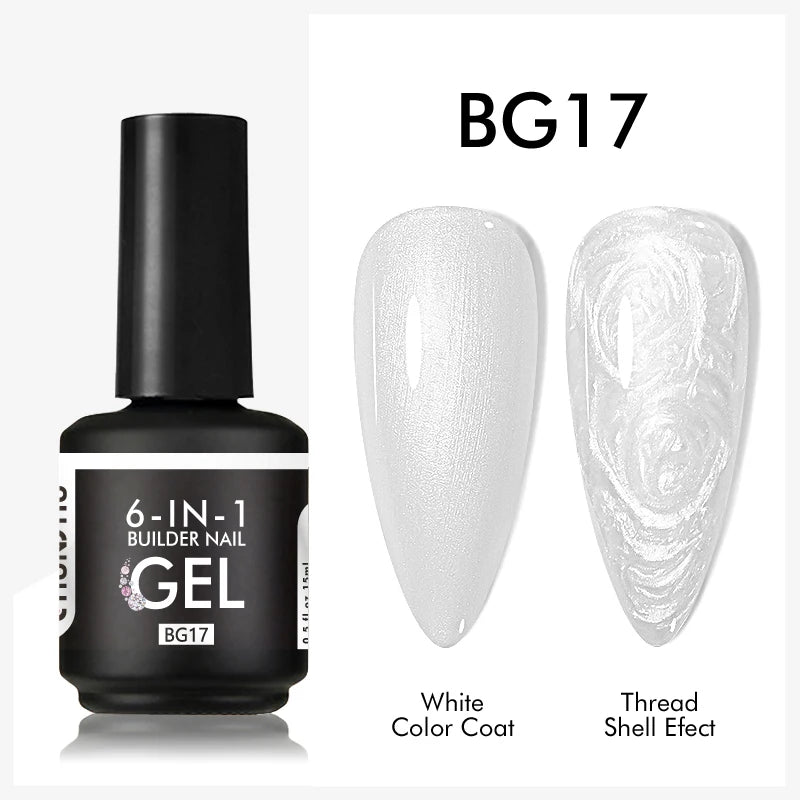 CHUNSHU 6 IN 1 Extension Gel 15ML Builder Nail Gel