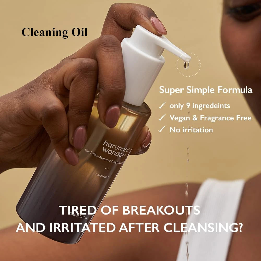 Korean Haruharu Wonder Black Rice Acne Toner and Facial Pore Care