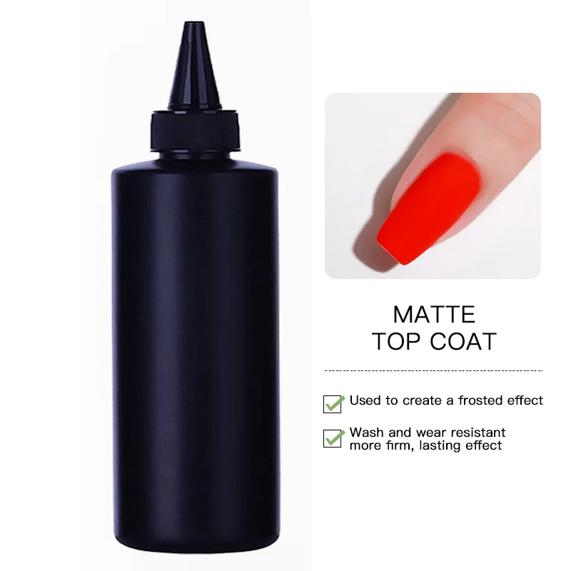 1KG Shiny No Wipe Top Coat UV Base Gel Polish Matte Diamond Top Primer Nail Prep Dehydrate  Long Lasting Gel Refill Package