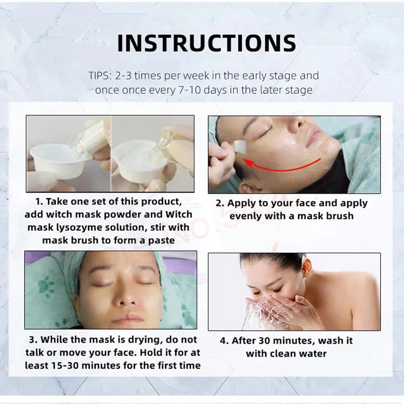 Korean Collagen Hyaluronic Acid Face Mask Repair Firming Lifting Improve Fine Lines Brighten Moisturiz Peptide Essence Skin Care