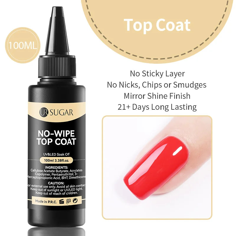 UR SUGAR 150g Fiber Rubber Base Nail Repair Gel Nail Polish UV Semi Permanent Repair Fix Crack Varnish Manicure Strengthener