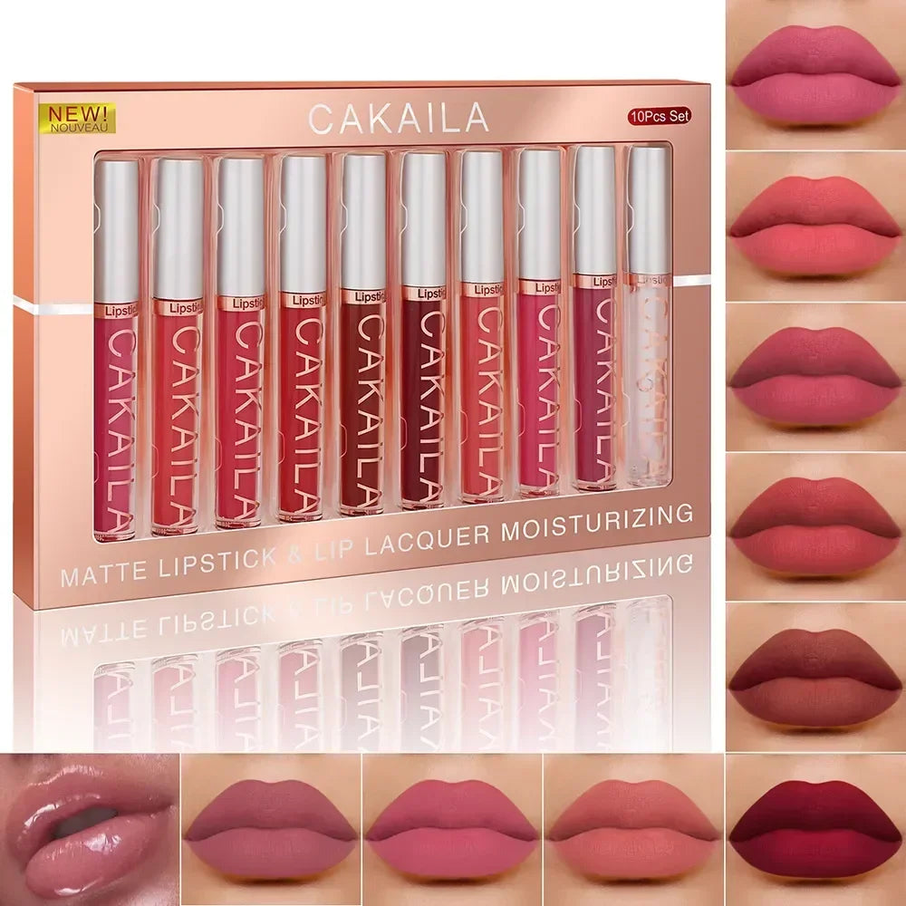 6-12 PCS Lipstick Set Make-up for women Waterproof Long lasting Cosmetics Korean makeup Matte lipstick