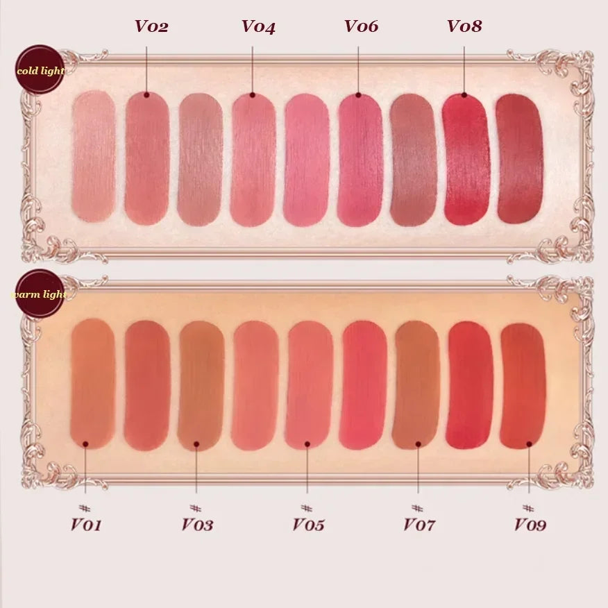 Flowerknows Strawberry Cupid Lipstick Cake Matte Velvet Lipgloss Lip Mud Makeup Korean Flower Know Lip Cream For Girls&Women