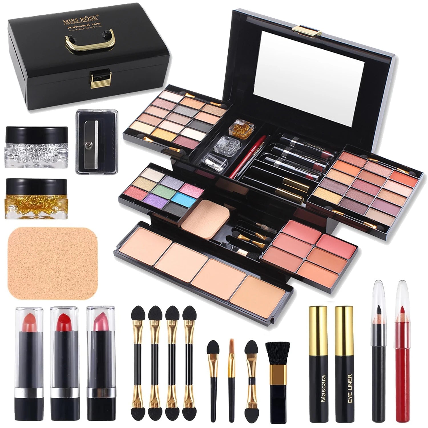 Color Spirit Professional Makeup - Complete Set for Artists And Beauty Enthusiasts