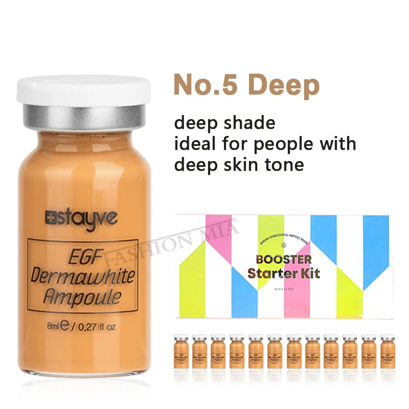 Stayve 8ml BB Cream Glow Starter Kit Peptide Niacinamide Moisturising Nourishing Foundation Cream Face Skin Care