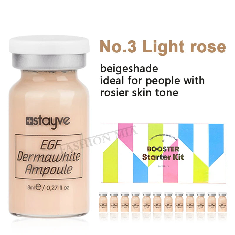 Stayve 8ml BB Cream Glow Starter Kit Peptide Niacinamide Moisturising Nourishing Foundation Cream Face Skin Care