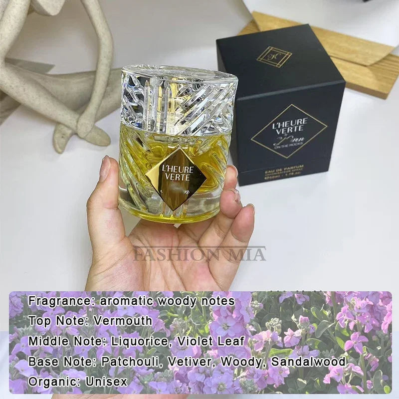 50ml Original Brand Lasting Perfume Natural Floral Fruity Ice Rose Flame Wormwood Apple Brandy EDT for Men's Women