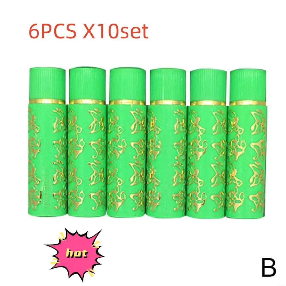 6PCS x10SET Dark Green Magic Spotting Lipgloss Lipstick Long Lasting Lip Liner Butterfly Green Lipstick Cosmetics Makeup Hot