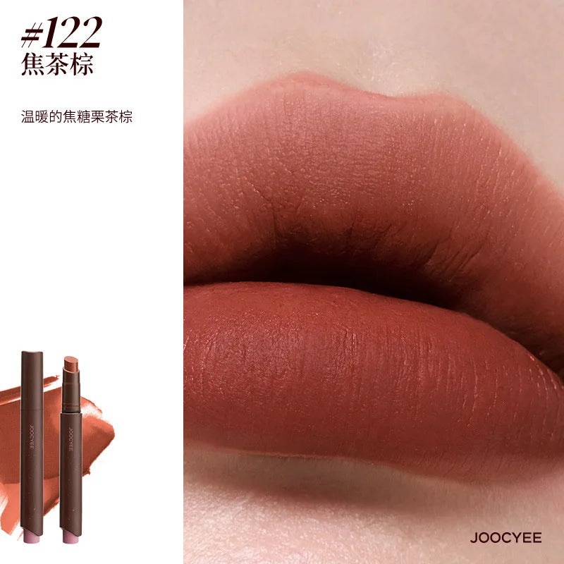 Joochee Cosmetics Pink Mist Lipstick Pen Lipstick Matte Mist Flour Brown Autumn Winter Long-lasting Easy To Wear Beauty Makeup