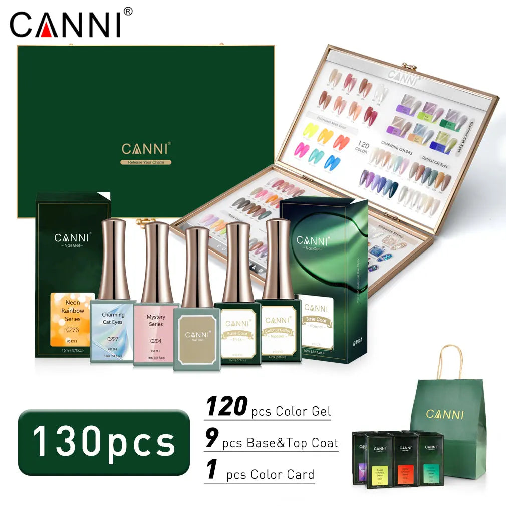 16ml Base Top Coat Reinforce Gel Set Canni Nail Gel Polish Venalisa Supply Color Pigment Gel Varnish Kit Gorgeous Gellack Color