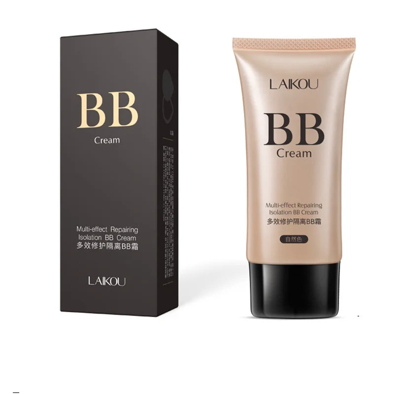 LAIKOU BB Cream Concealer Foundation Make Up Natural Dark Makeup Cosmetics Light Moisturizing Multi Sulution Blemish Balm Cream