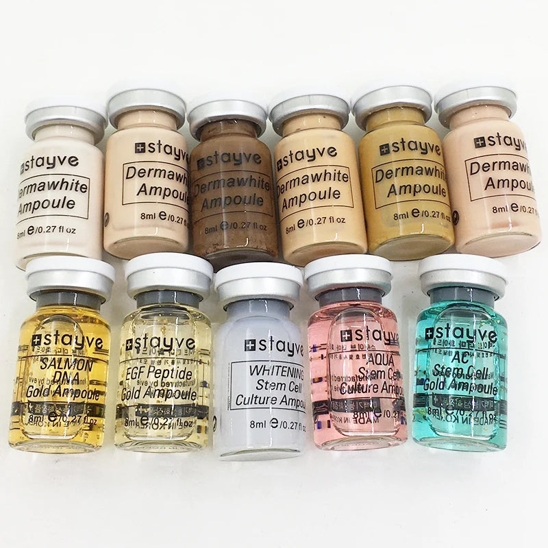 Stayve 8ml BB Cream Glow Starter Kit Peptide Niacinamide Moisturising Nourishing Foundation Cream Face Skin Care