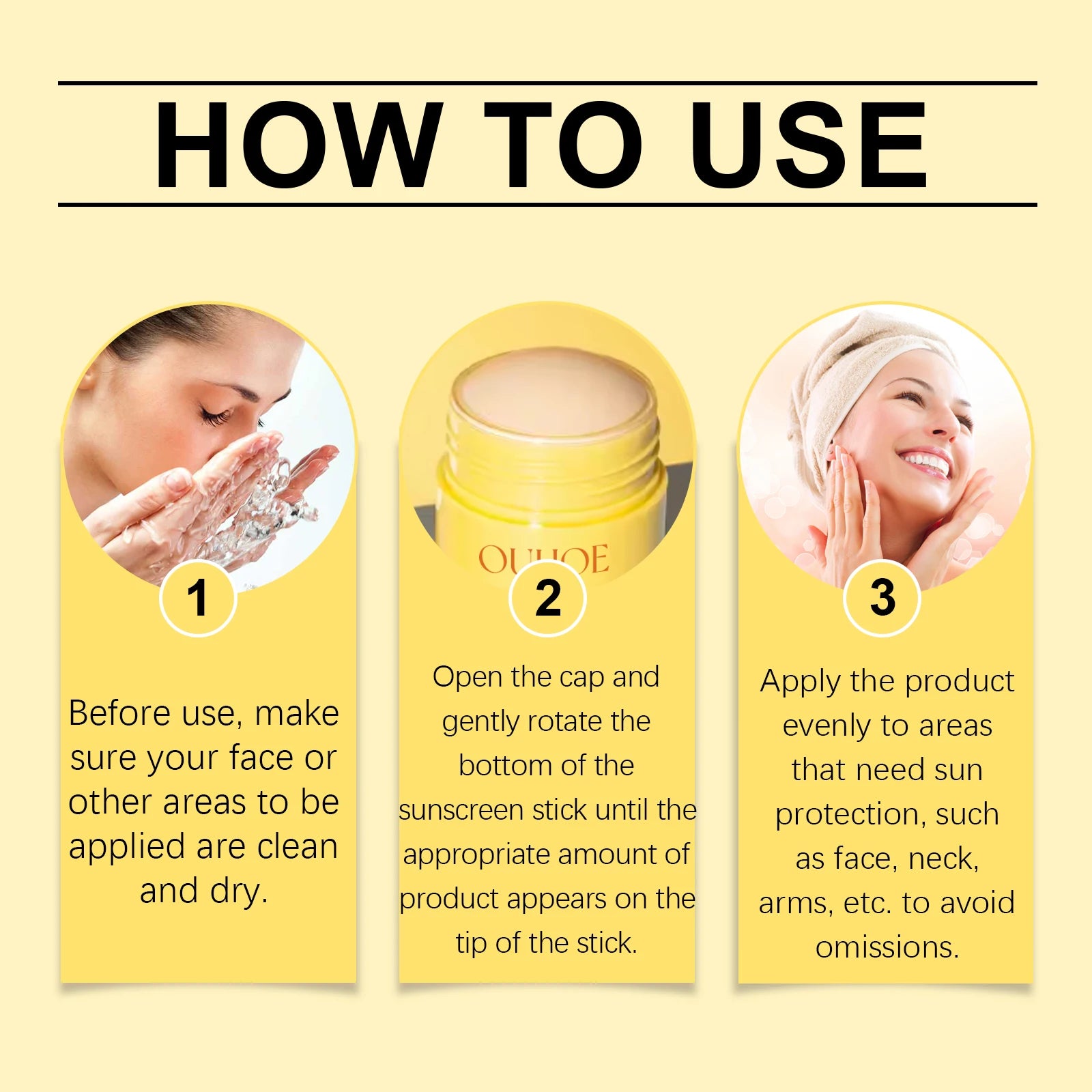 Moisturizing Protection Stick UV Protection Cream Moisturizing and Hydrating Natural and Additive-free Skin Care Products