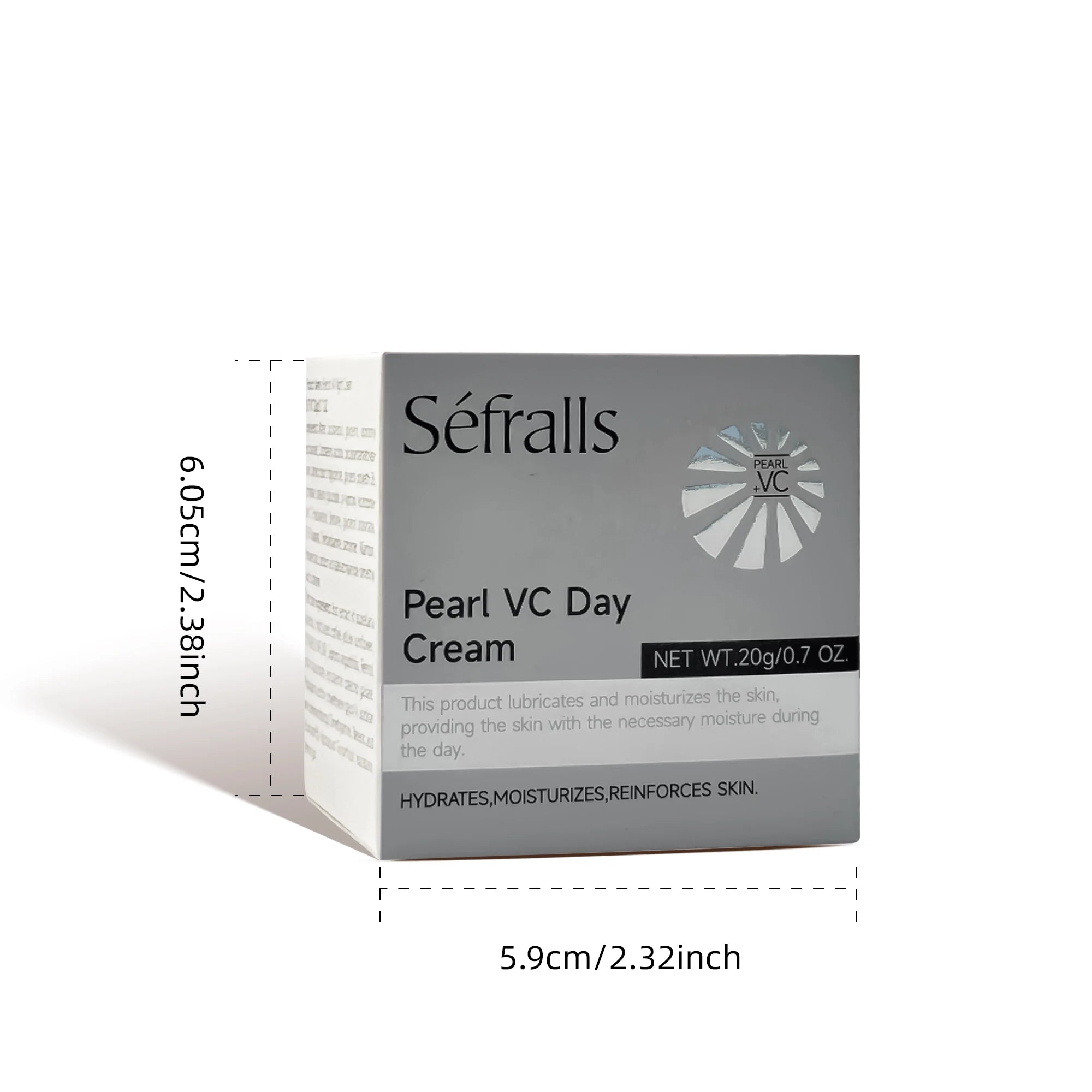 Séfralls Pearl VC Day Cream (20g): Soften Skin, Boost Elasticity & Smooth with Deep Moisture
