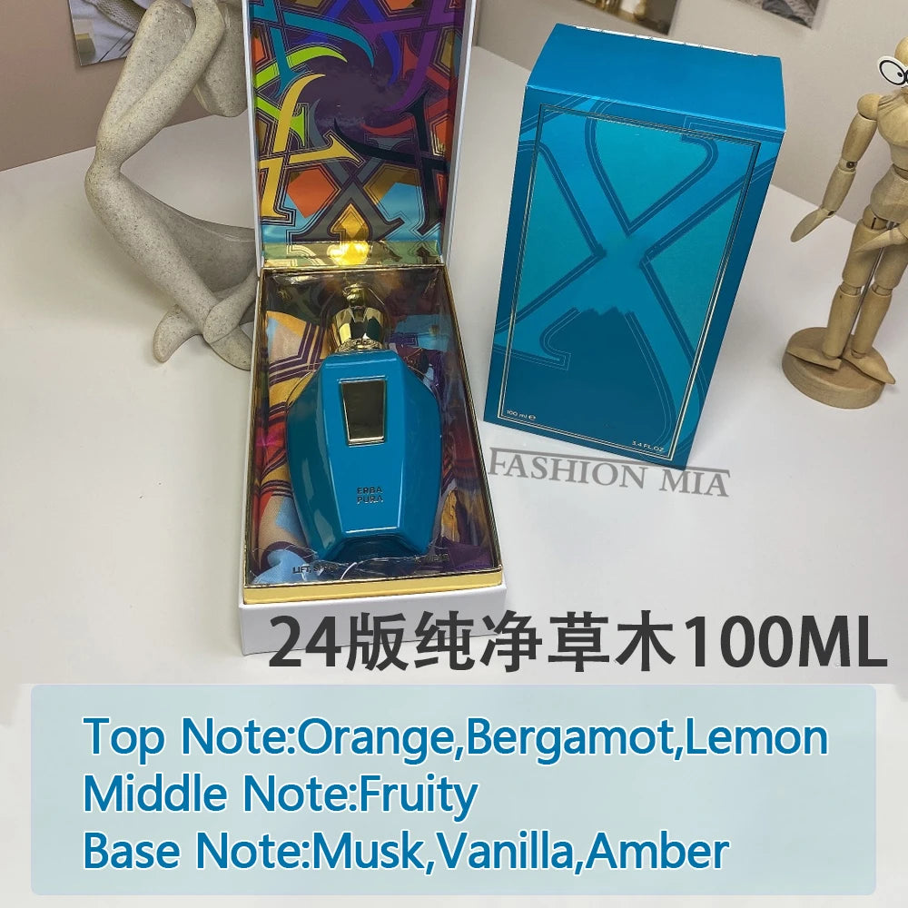 100ml Brand Pure Grass Yellow Coro Black Opera Purple Soprano Women Men Perfume Fragrance Spray Lasting Time Scent