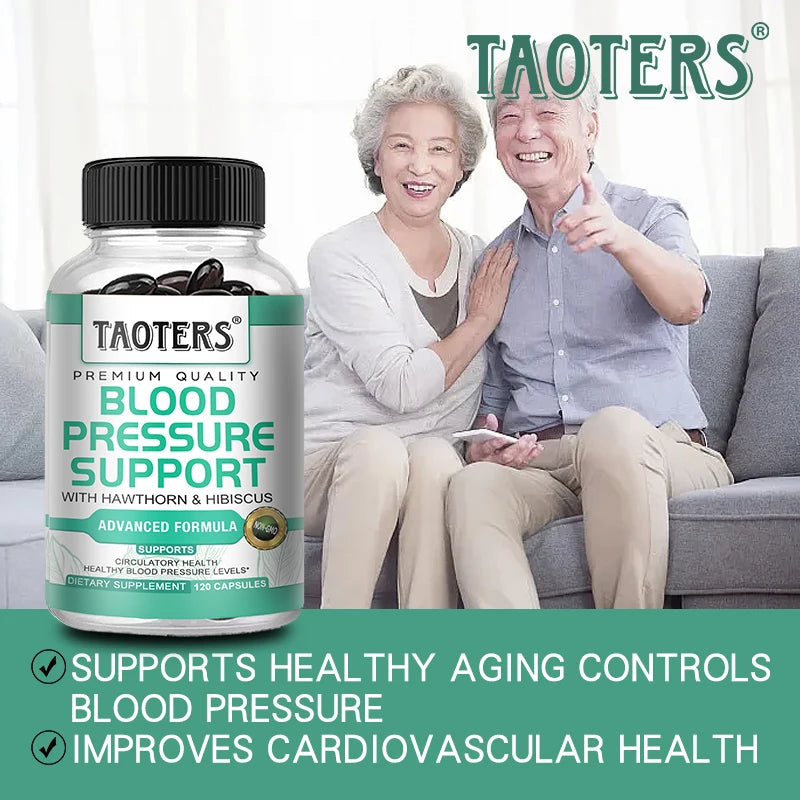 Premium blood pressure supplement for cardiovascular and heart health