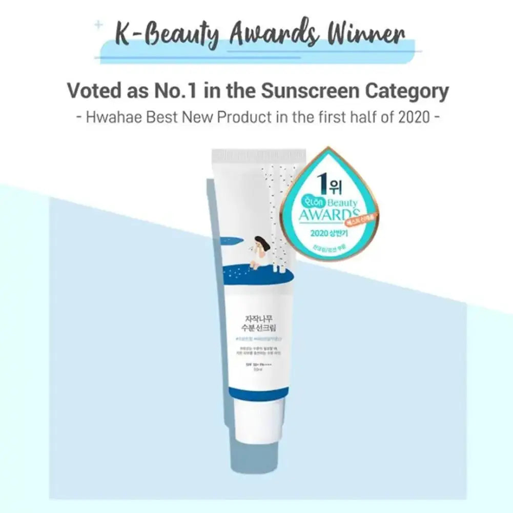 1/3Pcs Birch Juice Sunscreen SPF50+ PA++++ Creamy Sun Cream Moisturizing Strong UV Protection Sunblock Water Resistant Skin Care