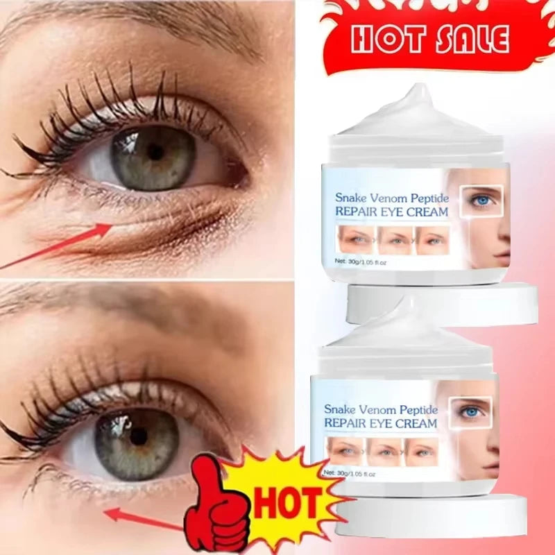 Snake Venom Peptide Eye Cream Moisturizes Tightens Eye Bags Anti Wrinkle Stays Up Late To Repair Dark Circles Lighten Fine Lines