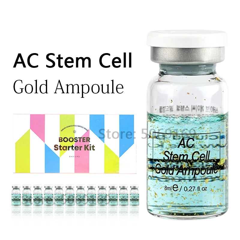 Semi-Permanent BB Cream Glow Ampoule Starter Kit Niacinamide Foundation Liquid Hyaluronic Acid Serum Facial Skin Care Beauty