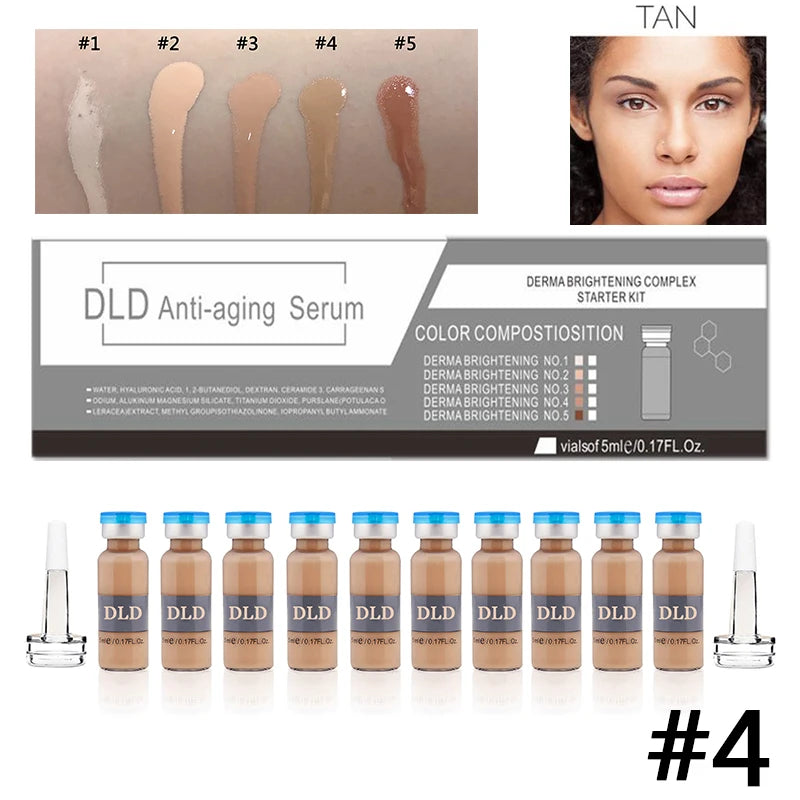 10 Pcs Korea BB Cream Glow Starter Kit Semi-Permanent Sunscreen Foundation Concealer Cream Moisturizer Facial Makeup Skin Care