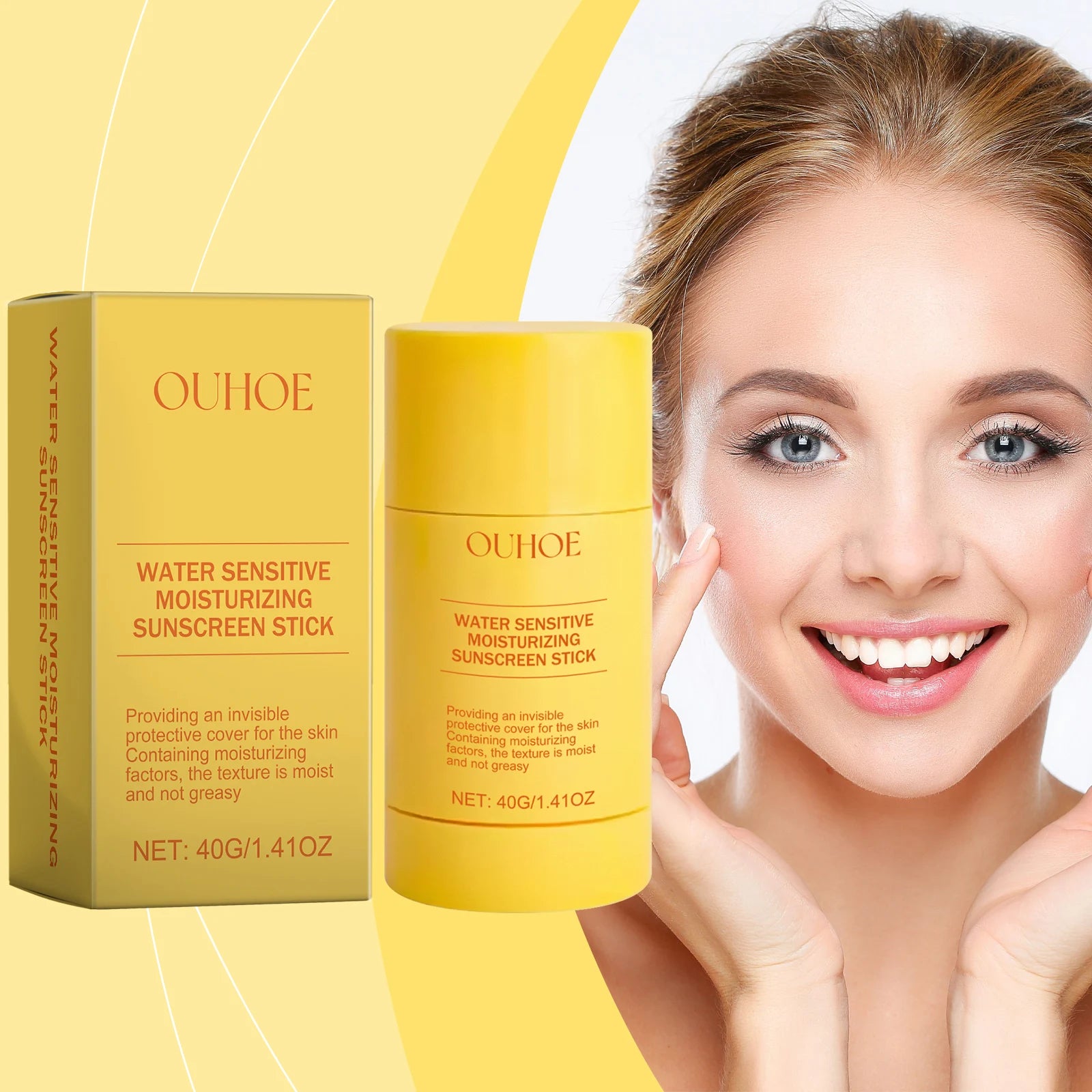 Moisturizing Protection Stick UV Protection Cream Moisturizing and Hydrating Natural and Additive-free Skin Care Products