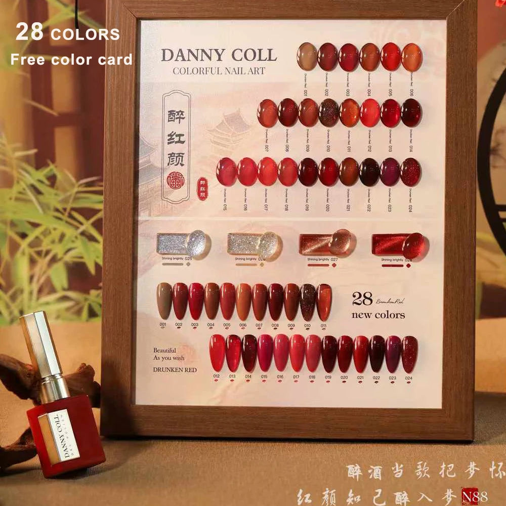 Red Gel Nail Polish Set Gel Polish Set