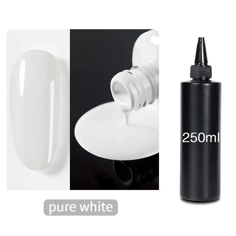 BOZLIN 1KG Super Shinny Top Coat UV Base Gel Polish Matte Top Coat Reinforce Gel Long Lasting Shinning Soak Off Nail Art Varnish