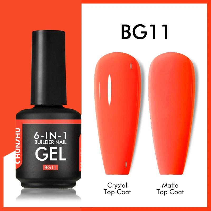 CHUNSHU 6 IN 1 Extension Gel 15ML Builder Nail Gel