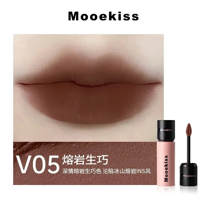 MOOEKISS Liquid Lipstick Lip Glaze Lip Gloss Matte Waterproof Long-Lasting Pretty Makeup Rare Beauty Cosmetic For Female Product