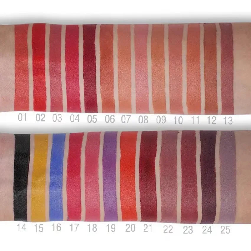 Custom 25colors Magnetic Straw Tube Lipstick Matte Long-lasting Moisturizing Non Stick Cup Sexy Lipstick Makeup Bulk