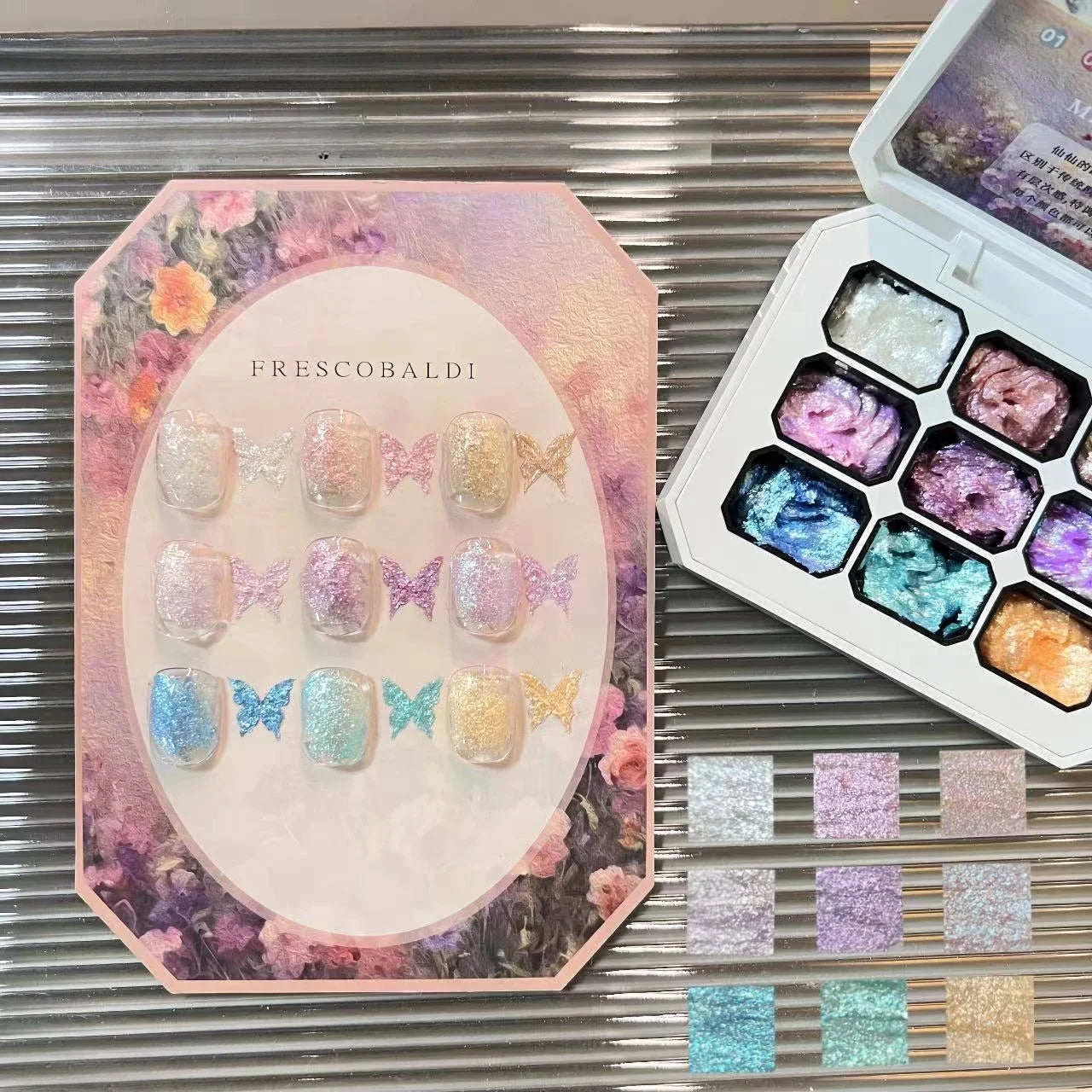 2.5gx9 Nail Drawing 3D Modeling Oil Paint Gel Polish No Wipe Glue Art Design DIY Flowers Painted Carved Nail Gel For Manicure