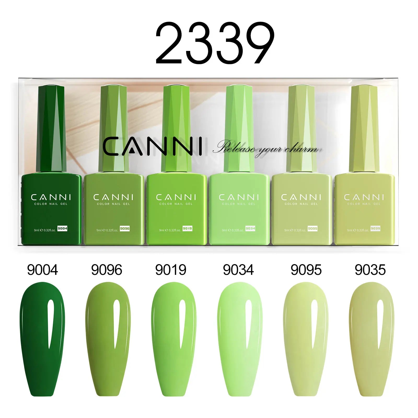 2/6pcs/kit CANNI HEMA FREE Nail Gel Polish Kit Gorgeous Color Beautiful Semi Permanent Gorgeous Full Coverage Soak off UVLED Gel