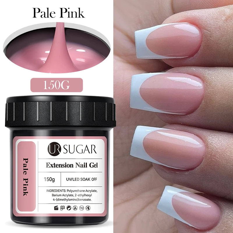 UR SUGAR 150g Fiber Rubber Base Nail Repair Gel Nail Polish UV Semi Permanent Repair Fix Crack Varnish Manicure Strengthener
