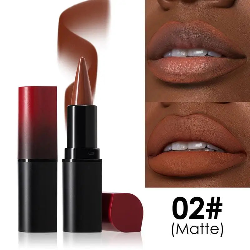 8pcs Tapered Gradient Lip Liner Matte Brown Redd Velvet Lipstick Nude Brown Lip Liner Pencil Kit Red Contour Tint Labial Makeup