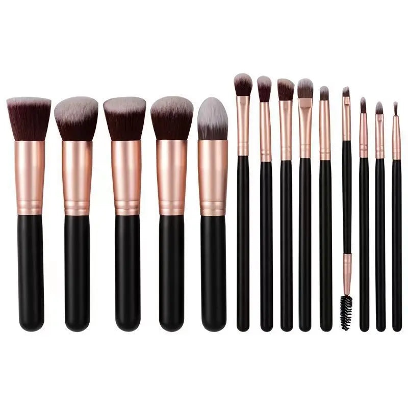 Explosive 14 16 makeup brushes set loose powder foundation brush soft bristle brush spot wholesale makeup brush set makeup tools