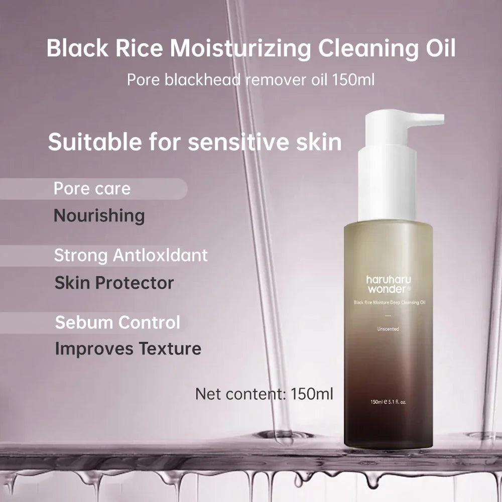 Korean Haruharu Wonder Black Rice Acne Toner and Facial Pore Care