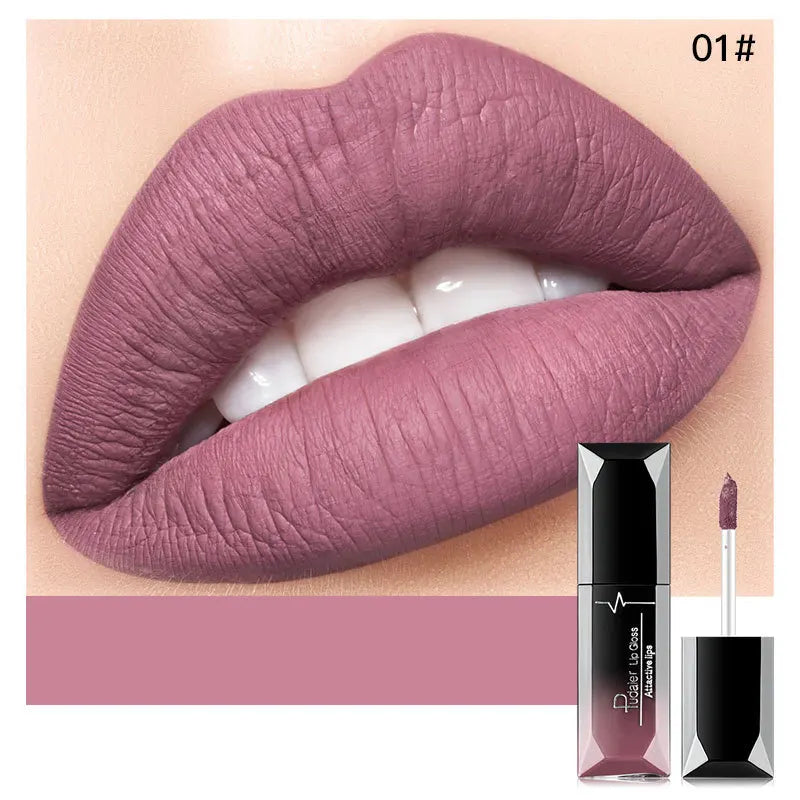 21-Color Lip Gloss Matte Mist Liquid Lipstick Waterproof Long lasting Cosmetics Lip Tint Paste Not-fade Lip Glaze