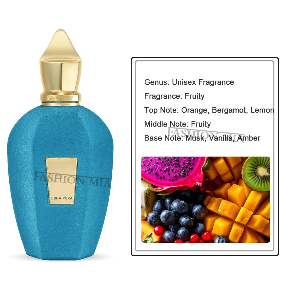 100ml Brand Pure Grass Opera Men Perfume Women Exotic Rose Soprano Long Lasting Floral Eau de Toilette Pheromone Fragrance