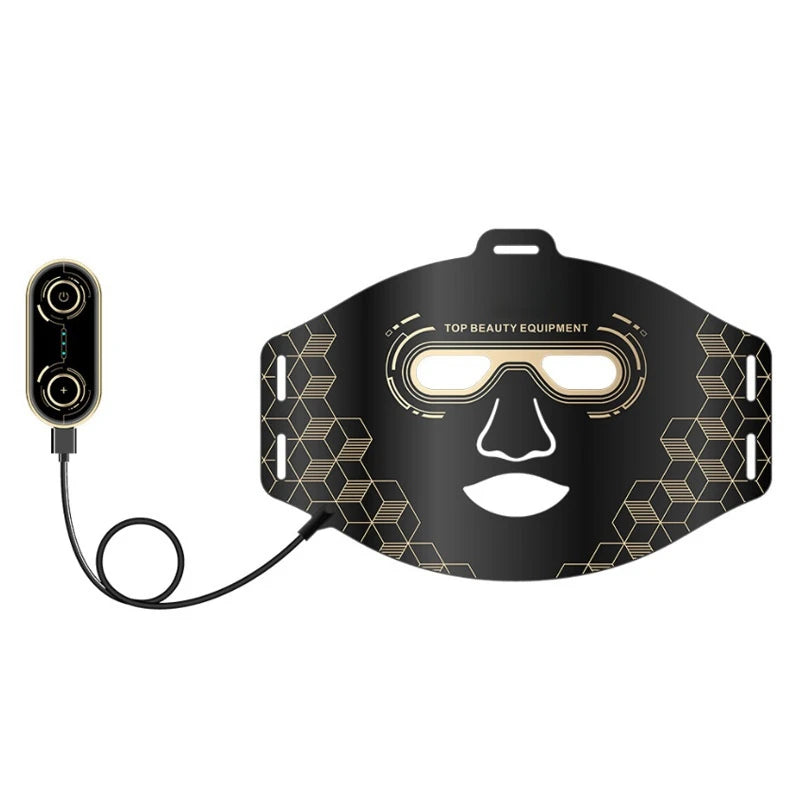 LED Photon Beauty Mask 4 Colors Skin Rejuvenation Brighten Skin Promote Absorption LED Mask Face Lifting Beauty Mask Repair Skin
