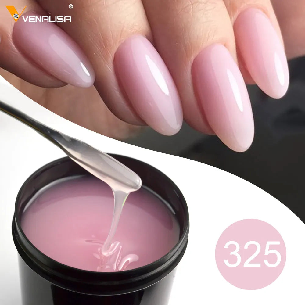 225g Venalisa Camouflage Refillment Gel Soak Off UV LED Builder Extension Jelly Gel Fast Construction Building Nail Gel Polish