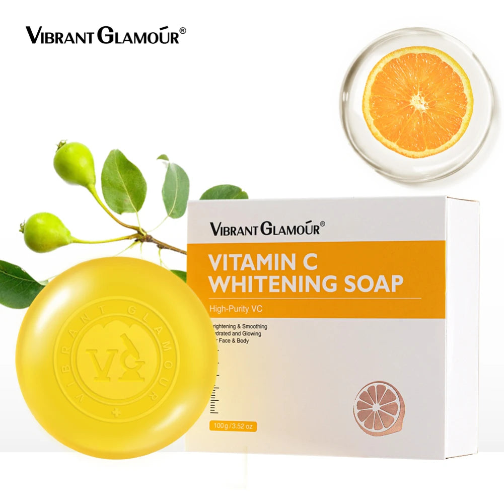 VIBRANT GLAMOUR VC Handmade Soap Cleansing Control Oil Whitening Yellowing Nourishing Repairing Moisturizing Skin Care