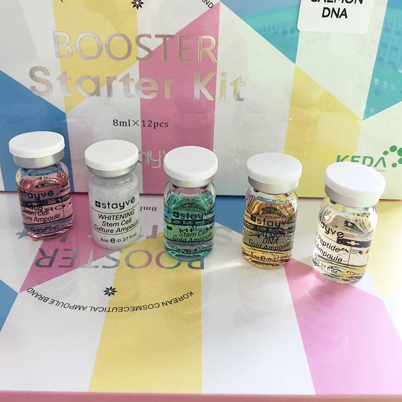 Korea Stayve 8ml BB Cream Glow Ampoule Kit Hyaluronic Moisturizing Foundation Cream For Men and Women Beauty Skin Care