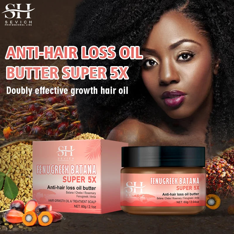 Naturals Anti-Hair Loss Oil Super 5x set African fast hair growth