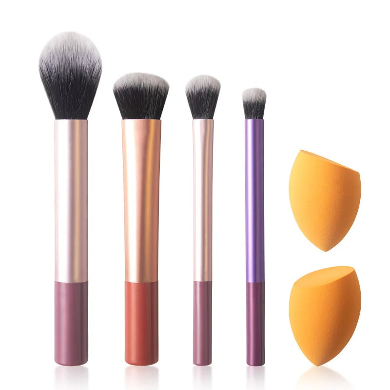 Hot-selling RT makeup brush set 1786 set of brushes portable belt beauty blender